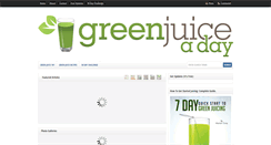 Desktop Screenshot of greenjuiceaday.com